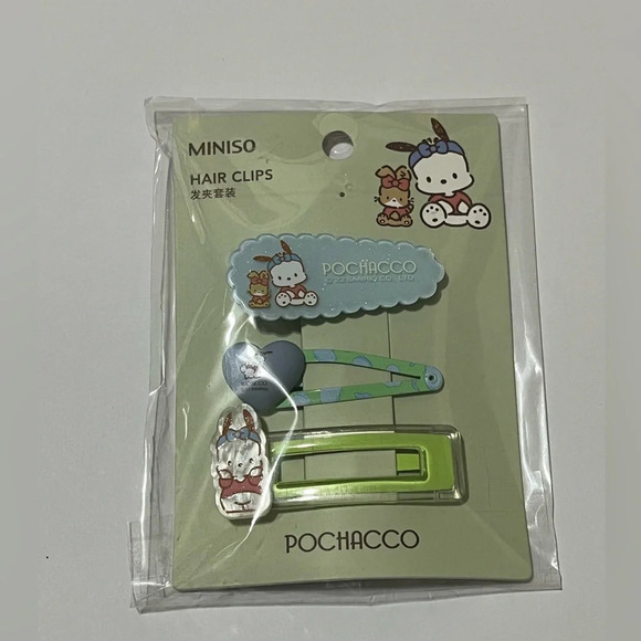 Sanrio Pochacco Hair Clips - Picture 1 of 3
